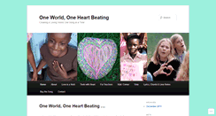 Desktop Screenshot of oneworldoneheartbeating.com